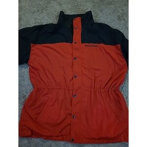 Vantage Men's Red Sz XL Nylon Firestone Jacket Vintage 90's